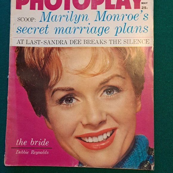 Vintage May 1961 Photoplay magazine, Debbie Reynolds on cover. - Picture 1 of 7